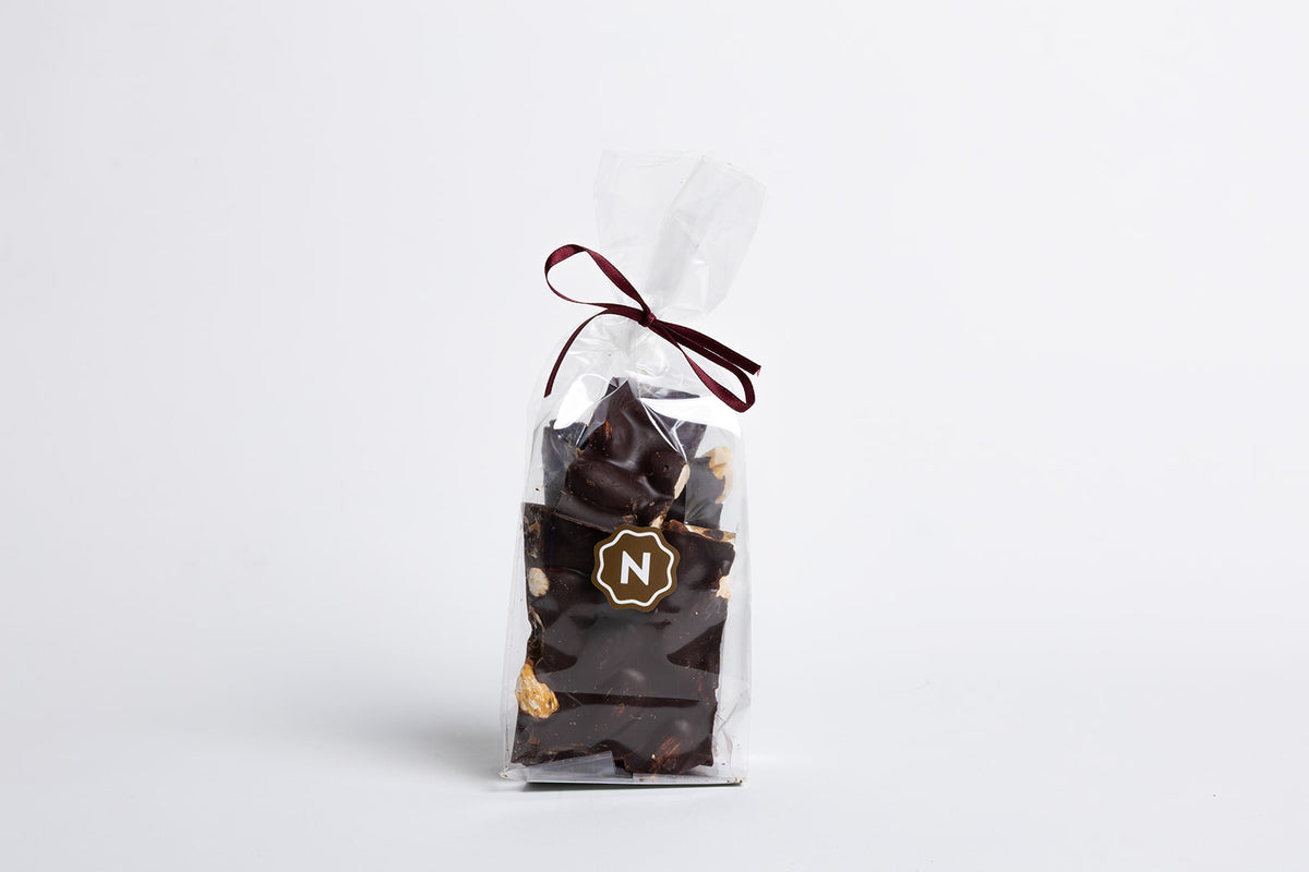 70.5% Dark Chocolate Bark with Dry-Roasted, Unsalted Almonds