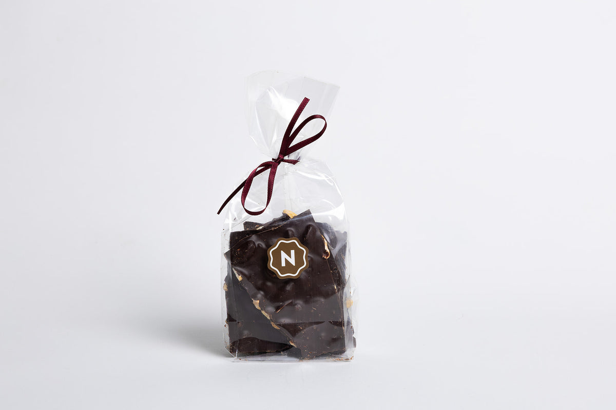 70.5% Dark Chocolate Bark with Dry-Roasted, Unsalted Pistachios